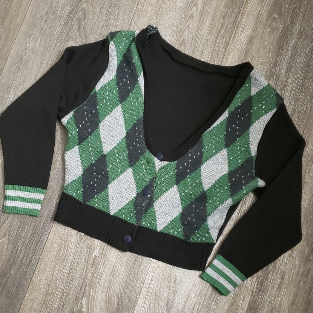Argyle Cardigan Sweater Out of Stock Disney